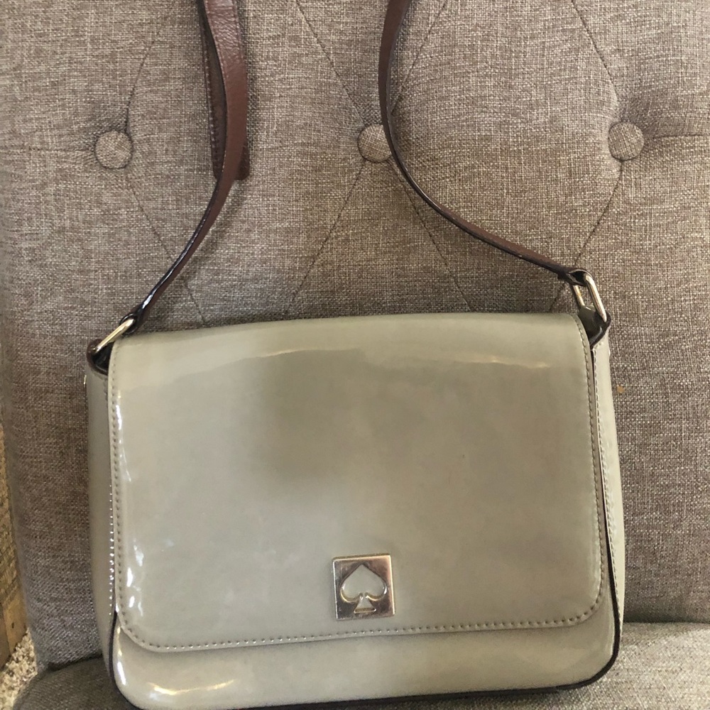 Kate Spade taupe crossbody